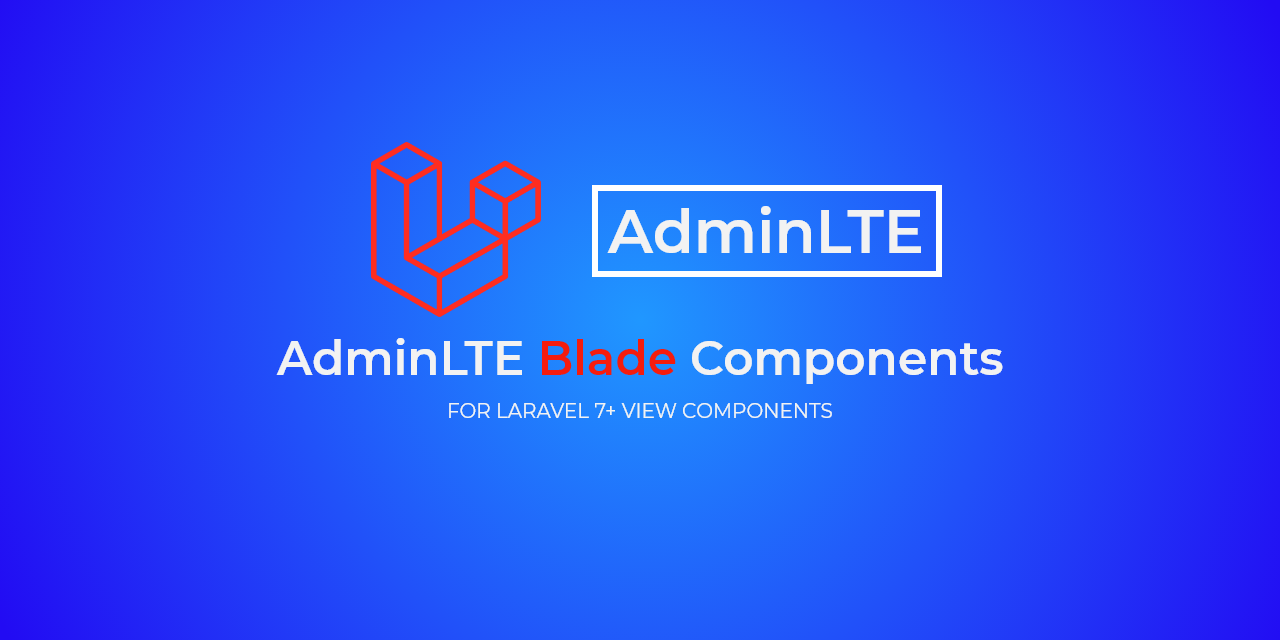 Laravel AdminLTE Components